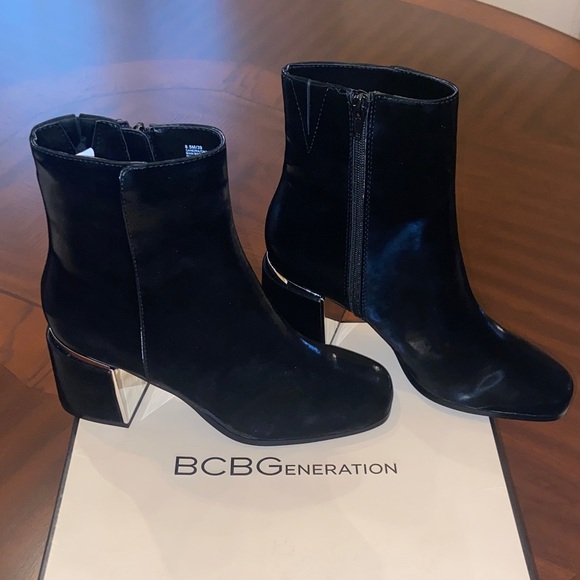 BCBGeneration Shoes - BCBGeneration Liquid Black Ankle Booties